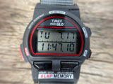 Classic Unisex Timex Ironman Watch - Red/Black ⌚ Grey Nato Strap