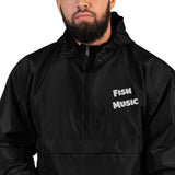Fish Music Embroidered Champion Packable Jacket 🌬️