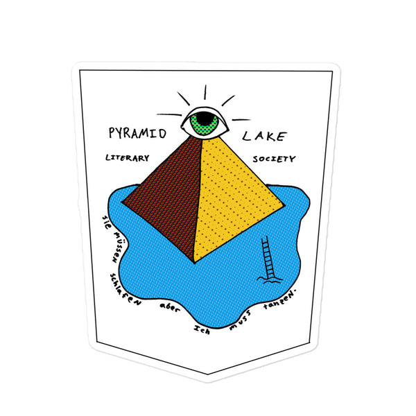 Pyramid Lake Literary Society Sticker △